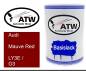 Preview: Audi, Mauve Red, LY3E / G3: 500ml Lackdose, von ATW Autoteile West.